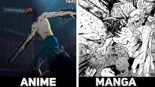 ANIME vs Manga  Chainsaw Man Episode 1 [upl. by Eidoc67]