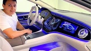 2022 Mercedes EQS 580  NIGHT Drive AMG FULL Review Interior Exterior [upl. by Ecnedurp229]