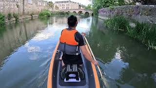 BradfordonAvon paddle on Aqua Marina Tomahawk AirC [upl. by Astrahan531]