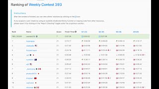 LeetCode Weekly Contest 393  Global rank 780  Q1 amp Q2 [upl. by Sieracki602]