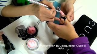 CUCCIO T3 LED GEL  15 Minute Gel Nail Contruction [upl. by Eniksre]