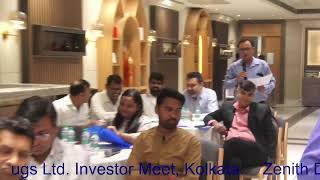 ZENITH DRUGS Ltd INVESTOR MEET KOLKATA [upl. by Yzeerb]