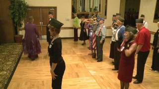 Flash Mob Dance to Andrew Sisters Boogie Woogie Bugle Boy at Fresno Mardi Gras Jazz Festival [upl. by Waiter777]