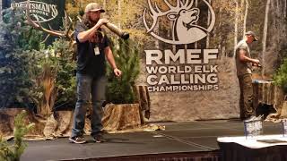 Corey Jacobsen gets beat out first round 2021 RMEF World Elk Calling Championships [upl. by Delsman]