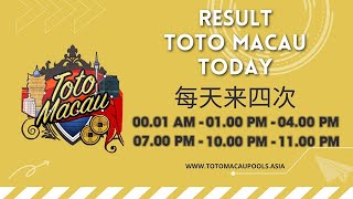 LIVE DRAW TOTO MACAU  LIVE TTM LIVE TOTO MACAU HARI INI  LIVE MACAU RESMI  LIVE DRAW TERCEPAT [upl. by Jon]