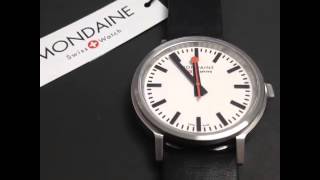 Mondaine stop2go  preview at BaselWorld 2013 [upl. by Edin]