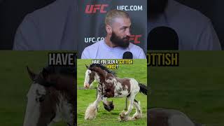 UFC fighter Paul Craig recites a Scottish poem for Nina Drama LOL  UFC 309 shorts mma ufc [upl. by Ulrike]