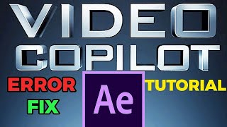 How to Fix Element 3D Render Error  Unrecoverable Video Copilot Error After effects [upl. by Ahsemac]