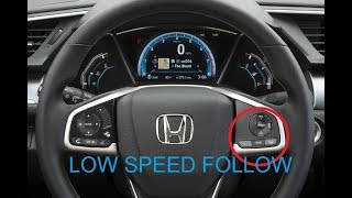 Honda sensing  Low speed follow demonstration [upl. by Andreas351]