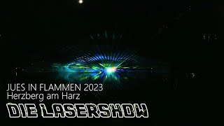 JUESSEE IN FLAMMEN 2023  Die Lasershow am Juessee in Herzberg am Harz  Offizielles Video  4K [upl. by Reltuc]