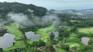 After rain turn to fog at Red Mountain Golf Club Phuket [upl. by Gessner]