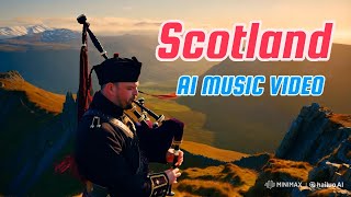 Scotland AI Music Video  MINIMAX x hailuo AI video test [upl. by Fogarty]