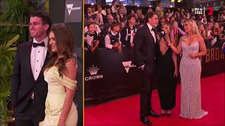 Charlie Curnow amp Tiana Simic  Red Carpet Interview  Brownlow Medal 2024 [upl. by Refinneg338]