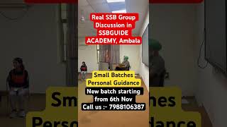 Real NDA SSB Group Discussion [upl. by Akeim]