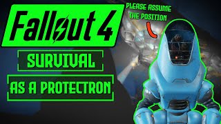 Can I Beat Fallout 4 Survival Difficulty as a Protectron  Fallout 4 Survival Challenge [upl. by Eelyam]