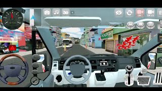 mini bus simulator Vietnam game play Android mobile game play [upl. by Alrak]