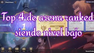 LLEGUÉ AL TOP 4 DE ARENA RANKED SIENDO DE NIVEL BAJO EN LORD OF NAZARICK [upl. by Willy]