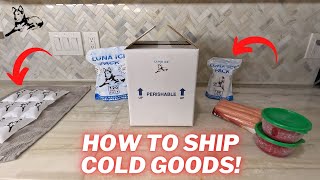 How to Pack and Ship Frozen Meats amp Food So It Arrives Cold and Safe Luna Ice Shipping Cold Goods [upl. by Wescott188]