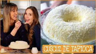 CUSCUZ DE TAPIOCA fácil e delicioso I Receitas e Temperos [upl. by Zetram]