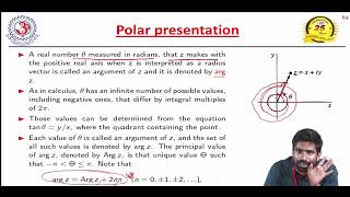 A Series on Foundation fo complex analysis Dr Nazeer Ansari Asst Prof Dept Mathemanics MITS [upl. by Joselyn]