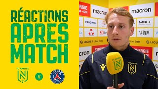 FC Nantes  Paris SG  la réaction des joueurs [upl. by Llerdnad]