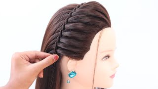 top trendy open hairstyle for diwali  hairstyle for girls  hair style girl  beautiful hairstyle [upl. by Ddene135]