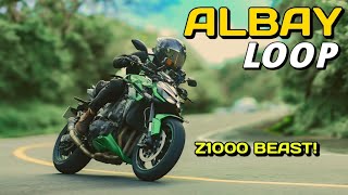 ALBAY LOOP  Z1000 BEAST  REED MOTOVLOG [upl. by Neirad]