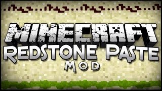 Minecraft  REDSTONE PASTE  Vertical Redstone  Minecraft Mod Showcase [upl. by Khan]