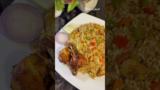 Chicken fried rice recipe  Garlic chicken fried rice recipe friedrice friedricerecipe [upl. by Anade829]