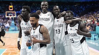 JO Paris 2024  les USA confiants de battre le Soudan du Sud au basket [upl. by Aenehs]