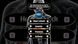 Atherosclerosis can lead to which of the following conditions cee medicalstudent entrance [upl. by Yentruoc670]