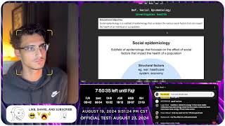 MCAT Study Livestream [upl. by Liahkim]