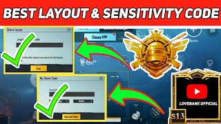 Best 4 Finger Claw amp Sensitivity Settings Kode Pubg Mobile 2021 [upl. by Ecniuq]