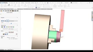 CAMWorks 2022  How to make program in CAMWorks  Turning Program Turning  Boring  grooving [upl. by Brenan]