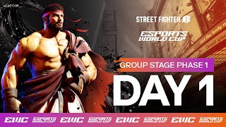 EWC Street Fighter 6  Day 1  Group Stage [upl. by Ora882]