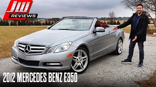 2012 Mercedes E 350 Cabriolet Review The Perfect Balance of Sportiness and Comfort [upl. by Dnarb]