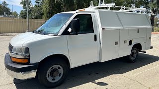 2013 CHEVY 3500 PLUMBERS VAN [upl. by Fawne]