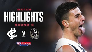 Carlton v Collingwood Highlights  Round 8 2024  AFL [upl. by Brindell]