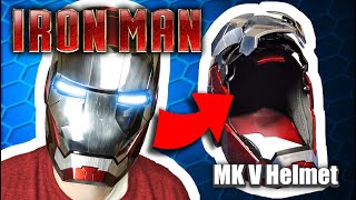 THE SICKEST Iron Man Helmet of All  Autoking MK V Electronic Mask Review [upl. by Anneis]