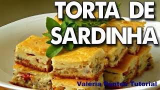 Torta light de sardinha no liquidificador muito fácil e gostosa de fazer [upl. by Lledroc]