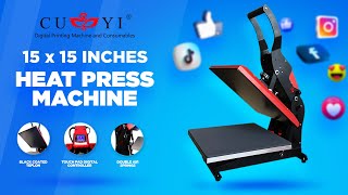 CUYI A4 HEAT PRESS MACHINE 15x15 [upl. by Duile]