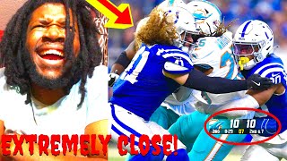 ONE MISTAKE COULD COST THE ENTIRE GAME COLTS VS DOLPHINS HIGHLIGHTS REACTION 2024 WEEK 7 [upl. by Hisbe]