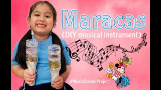 DIY Maracas  Musical Instrument Project for Kids [upl. by Ennayelsel]