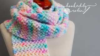 QUICK amp EASY Dreamy Crochet Scarf 🧣🤩 [upl. by Elga]