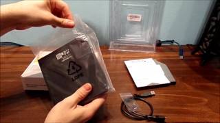 UNBOXING USB 30 TO SLIMLINE SATA OPTICAL DRIVE ENCLOSURE [upl. by Kerianne]