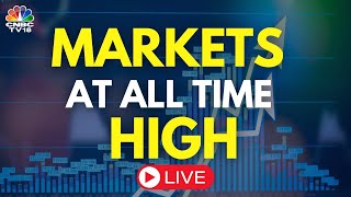 LIVE Market At AllTime High  Nifty 50 Hits Record High Led by Reliance Infosys  CNBC TV18 Live [upl. by Thynne]