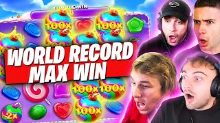 SWEET BONANZA MAX WIN TOP 5 WORLD RECORD WIN AyeZee Xposed Toaster WatchGamesTV Prodigydkk [upl. by Rolyak]