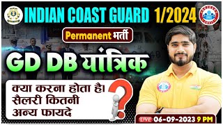 Coast 12024 New Vacancy ICG Permanent Bharti GDDB Eligibility Full Process By Dharmendra Sir [upl. by Gratianna]