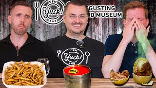 Testar dom äckligaste maträtterna i världen  Tillbaka på Disgusting food museum [upl. by Meyers]