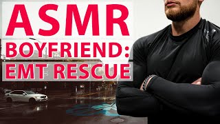 Rescued by a Handsome Paramedic ASMR BOYFRIEND Ambulance roleplay [upl. by Gillman]